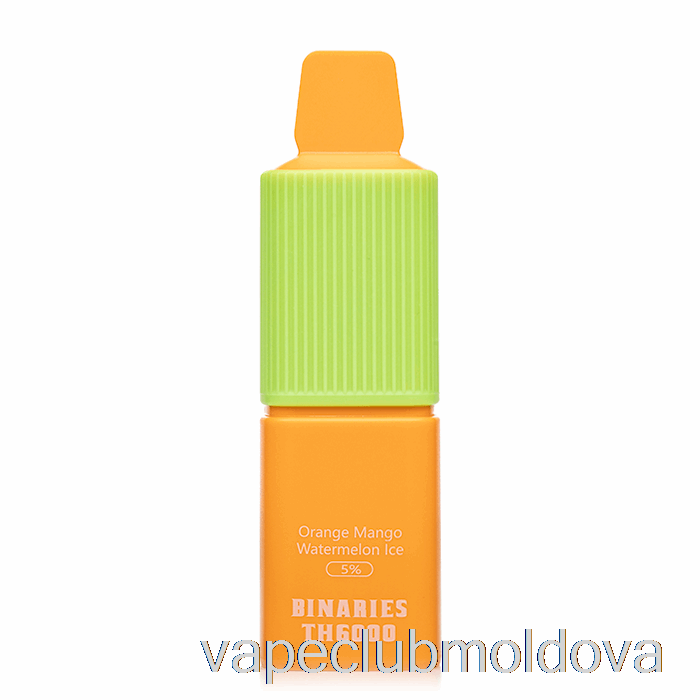 Kit Vape Pod Horizon Binaries Th6000 De Unică Folosință Gheață De Pepene Verde Mango Portocaliu